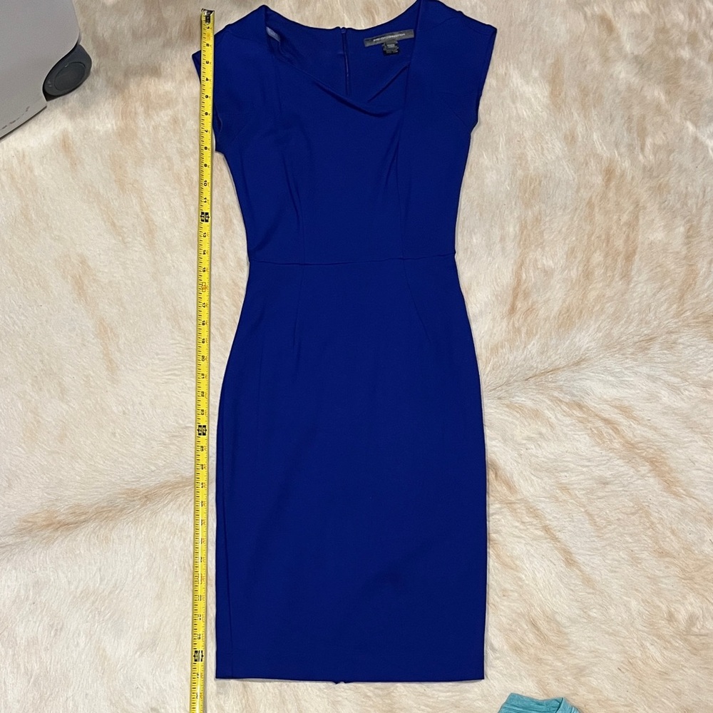 French Connection Royal Blue Midi Dress